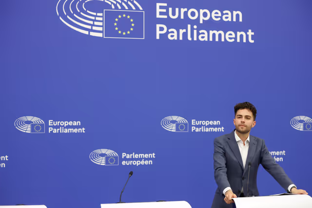 Photo 2: Press conference on the European Water Resilience Strategy