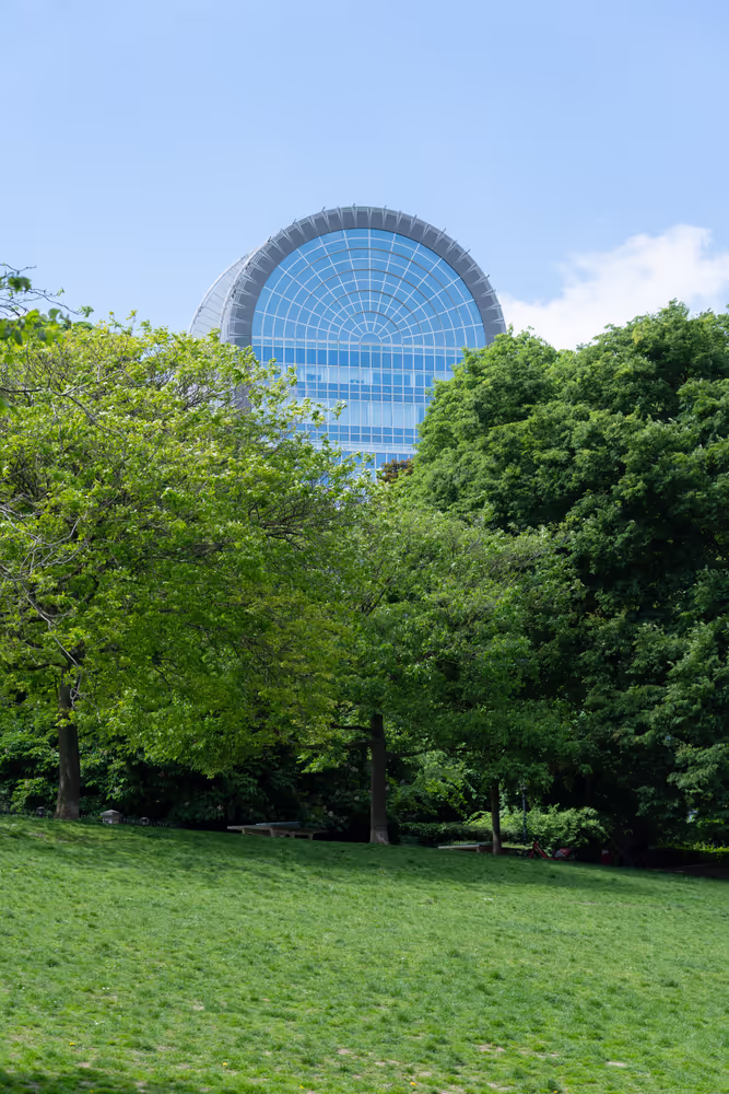 Outside view of the EP Headquarters in Brussels