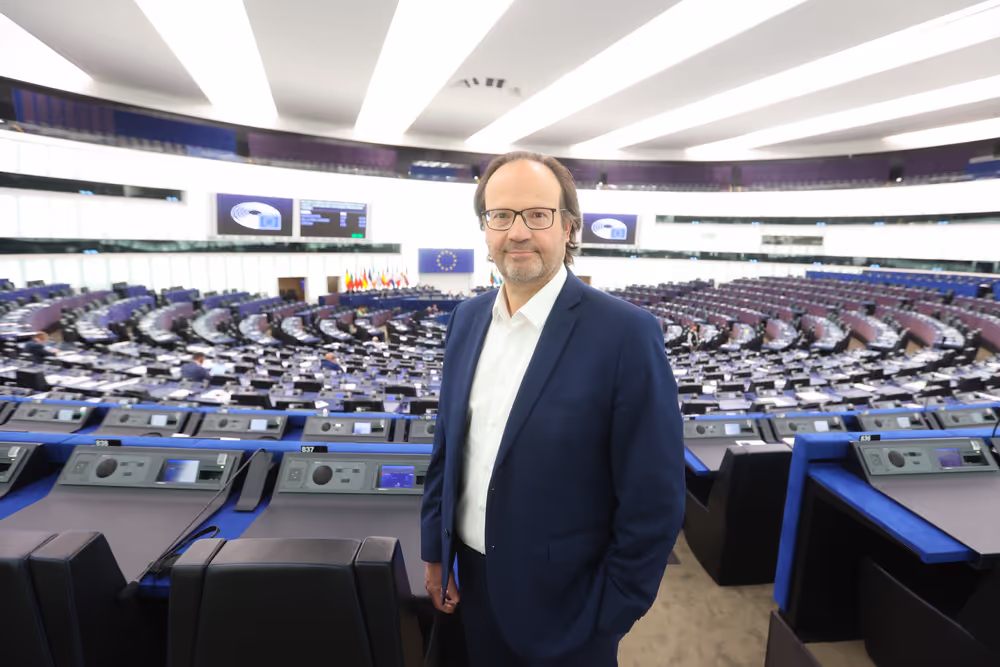 Jean Jacques GERMAIN in the EP in Strasbourg
