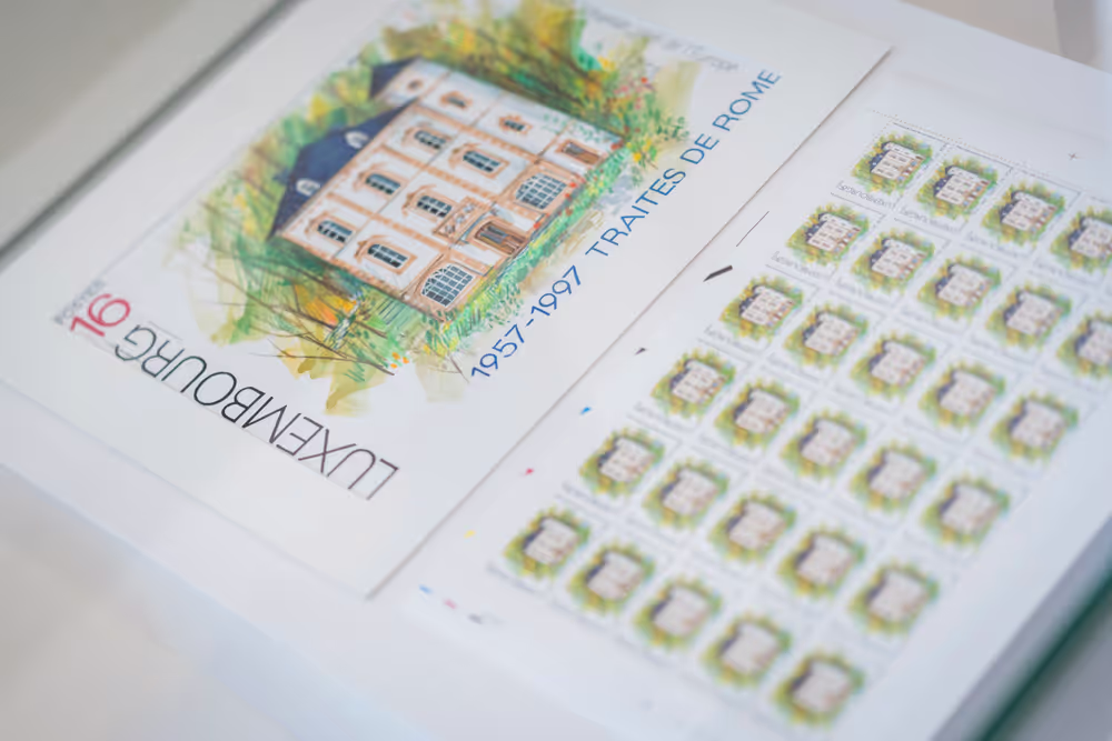 Europe day - 75th Anniversary of the Schuman Declaration Luxembourg with Luc FRIEDEN, Luxembourgish Prime Minister, Roberta METSOLA, EP President, António COSTA, President of the European Council and Ursula von der LEYEN, President of the European Commission