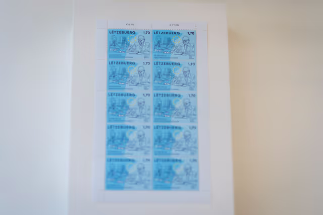 Fotografija 18: Europe day - 75th Anniversary of the Schuman Declaration Luxembourg with Luc FRIEDEN, Luxembourgish Prime Minister, Roberta METSOLA, EP President, António COSTA, President of the European Council and Ursula von der LEYEN, President of the European Commission