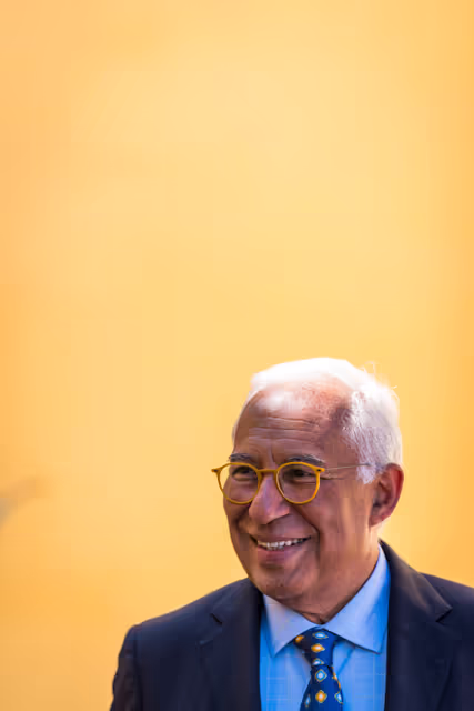 Fotografija 1: Europe day - 75th Anniversary of the Schuman Declaration Luxembourg with Luc FRIEDEN, Luxembourgish Prime Minister, Roberta METSOLA, EP President, António COSTA, President of the European Council and Ursula von der LEYEN, President of the European Commission