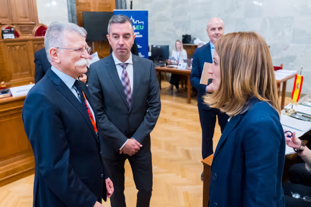 Fotó 4: European Speakers Conference in Budapest (Hungary) - Participation of Roberta METSOLA, EP President in the Troika Meeting of the EU Speakers Conference