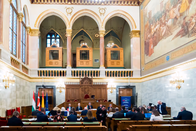 Fotó 3: European Speakers Conference in Budapest (Hungary) - Participation of Roberta METSOLA, EP President in the Troika Meeting of the EU Speakers Conference