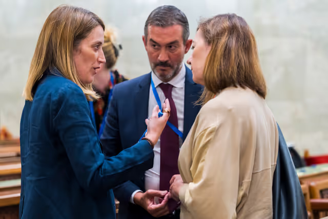 Fotó 1: European Speakers Conference in Budapest (Hungary) - Participation of Roberta METSOLA, EP President in the Troika Meeting of the EU Speakers Conference