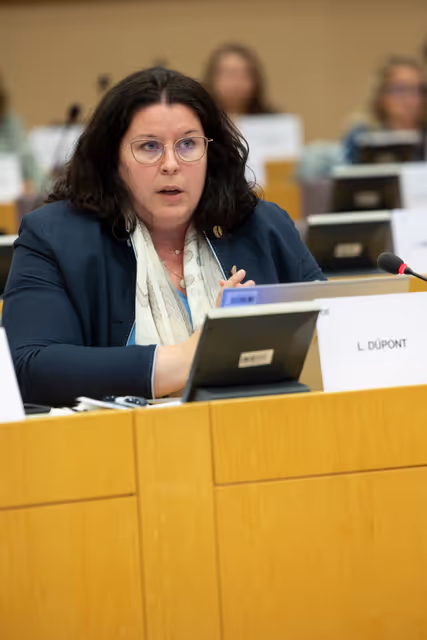 Photo 14: LIBE - Commission work programme for 2025 - exchange of views on the proposal to withdraw the Equal Treatment - Exchange of views with Hadja LAHBIB, Commissioner for Equality, Preparedness and Crisis Management