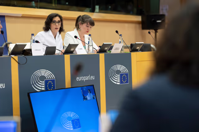 Photo 13: LIBE - Commission work programme for 2025 - exchange of views on the proposal to withdraw the Equal Treatment - Exchange of views with Hadja LAHBIB, Commissioner for Equality, Preparedness and Crisis Management