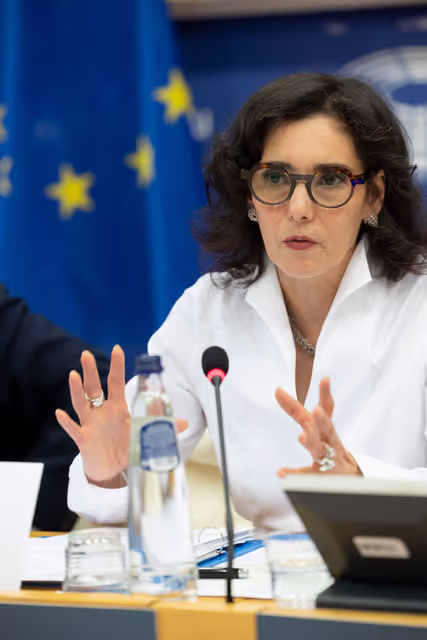 Photo 3: LIBE - Commission work programme for 2025 - exchange of views on the proposal to withdraw the Equal Treatment - Exchange of views with Hadja LAHBIB, Commissioner for Equality, Preparedness and Crisis Management
