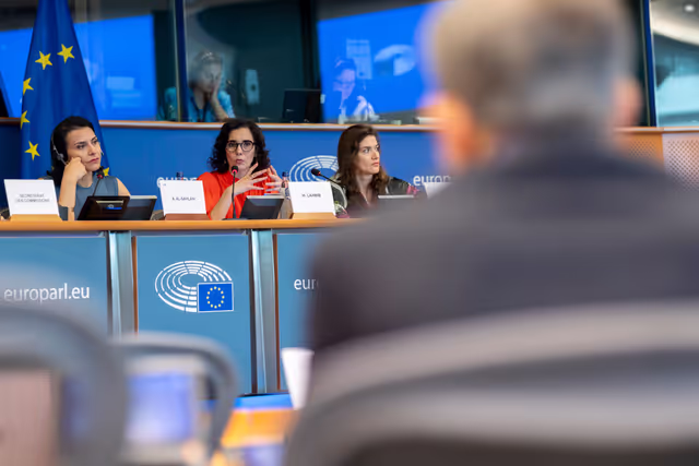 Photo 7: DEVE - Exchange of views with Commissioner Hadja LAHBIB