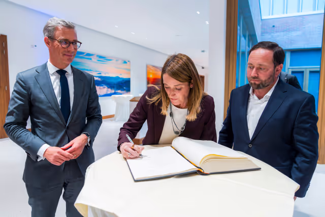 Zdjęcie 2: Keynote speech by Roberta METSOLA, EP President, at the ARD/ZDF Event Europe at the Crossroads