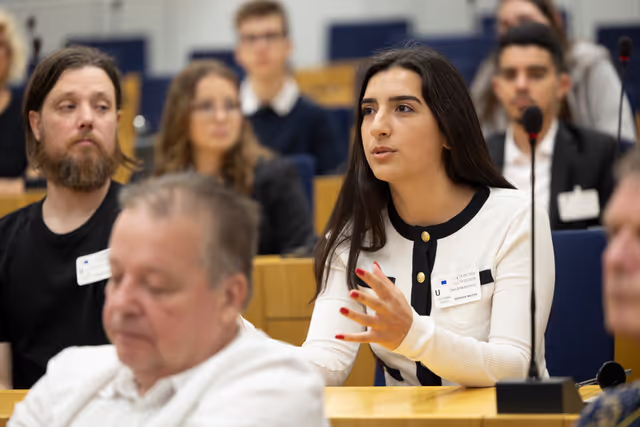 Fotografija 3: YOCOJOIN visit to the European Parliament