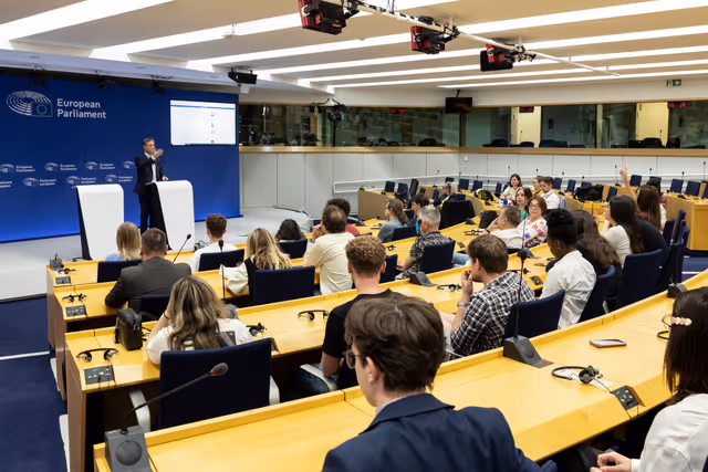 Fotografija 4: YOCOJOIN visit to the European Parliament