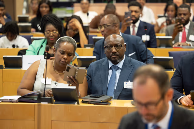 Zdjęcie 38: Delegation to the Africa-EU Parliamentary Assembly extraordinary meeting - Exchange of views on the sustainable management of Raw Materials in the Democratic Republic of Congo (DRC)