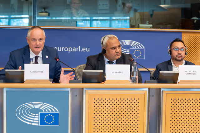 Снимка 4: DROI DEVE public hearing on “advancing International, Humanitarian Law and International Human Rights Law in Conflict Zones and Fragile Contexts to Protect then Most Vulnerable”