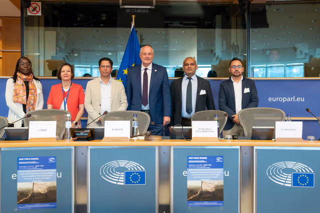 Снимка 22: DROI DEVE public hearing on “advancing International, Humanitarian Law and International Human Rights Law in Conflict Zones and Fragile Contexts to Protect then Most Vulnerable”