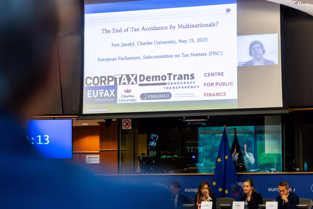 Снимка 13: FISC - Public hearing on ' The implementation of the 2 Pillar framework in view of international developments and the EU-US relations '