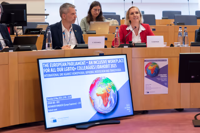 Fotagrafa 45: IDAHOBIT 2025 - The European Parliament: An inclusive workplace for.all our LGBTIQ+ colleagues