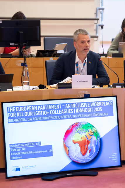 Fotagrafa 34: IDAHOBIT 2025 - The European Parliament: An inclusive workplace for.all our LGBTIQ+ colleagues