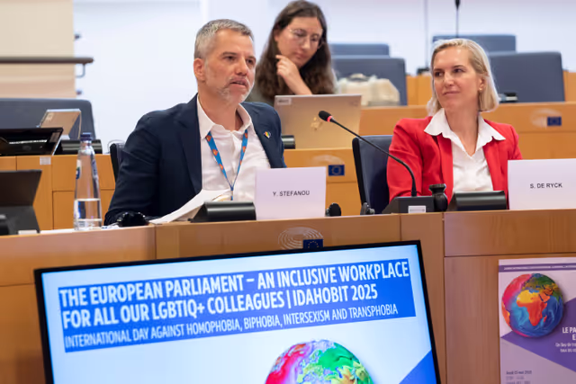 Fotagrafa 32: IDAHOBIT 2025 - The European Parliament: An inclusive workplace for.all our LGBTIQ+ colleagues