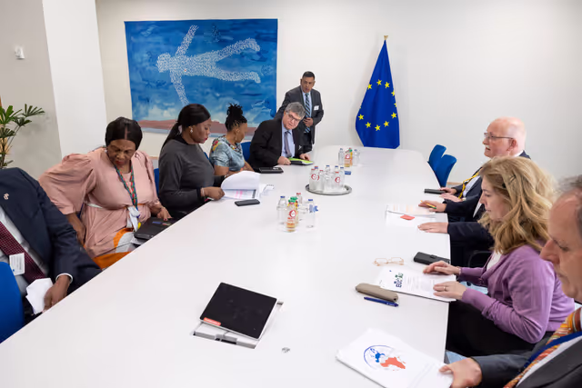 D-ZA Delegation meets with Anna Tandi Moraka, South African Deputy Minister for International Relations and Cooperation