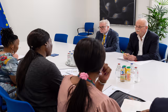 D-ZA Delegation meets with Anna Tandi Moraka, South African Deputy Minister for International Relations and Cooperation