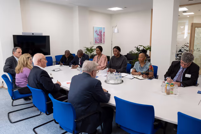 D-ZA Delegation meets with Anna Tandi Moraka, South African Deputy Minister for International Relations and Cooperation