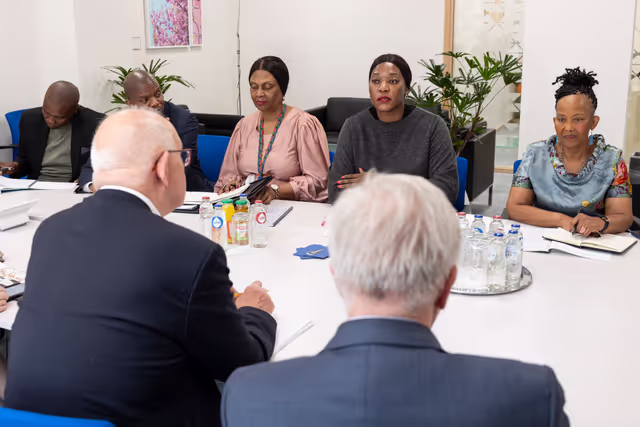 D-ZA Delegation meets with Anna Tandi Moraka, South African Deputy Minister for International Relations and Cooperation