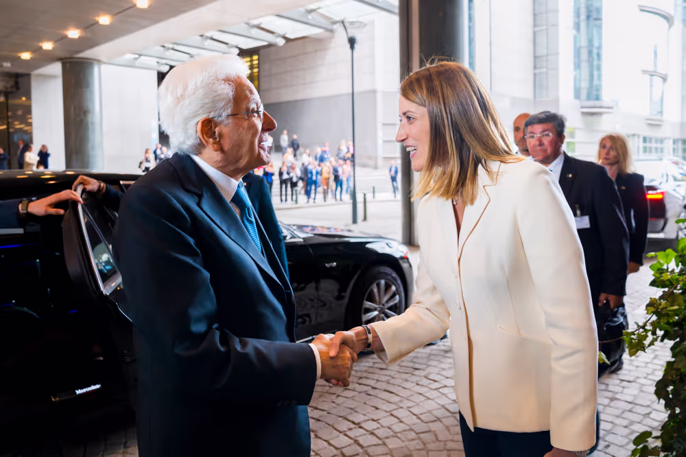 Roberta METSOLA, EP President meets with Sergio MATTARELLA, Italian President