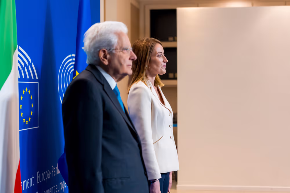 Roberta METSOLA, EP President meets with Sergio MATTARELLA, Italian President