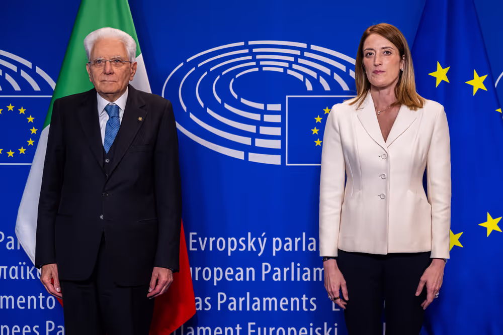 Roberta METSOLA, EP President meets with Sergio MATTARELLA, Italian President
