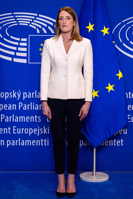 Foto 13: Roberta METSOLA, EP President meets with Sergio MATTARELLA, Italian President