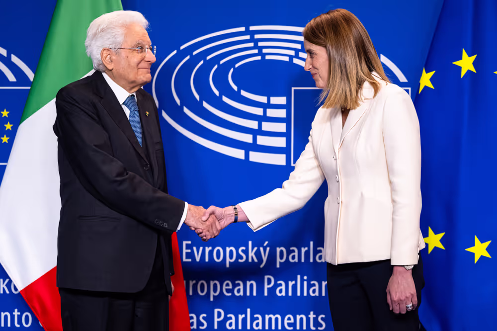 Roberta METSOLA, EP President meets with Sergio MATTARELLA, Italian President