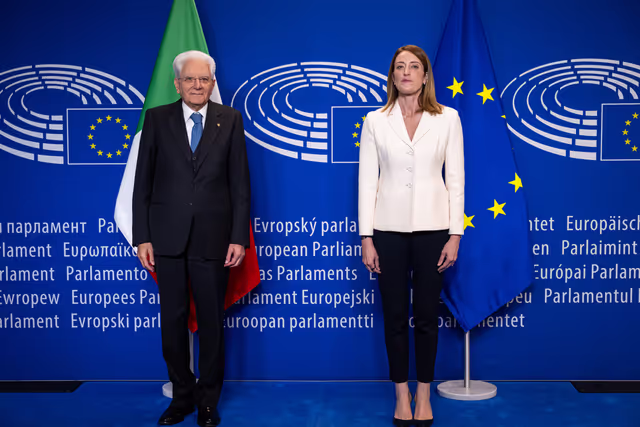 Foto 21: Roberta METSOLA, EP President meets with Sergio MATTARELLA, Italian President