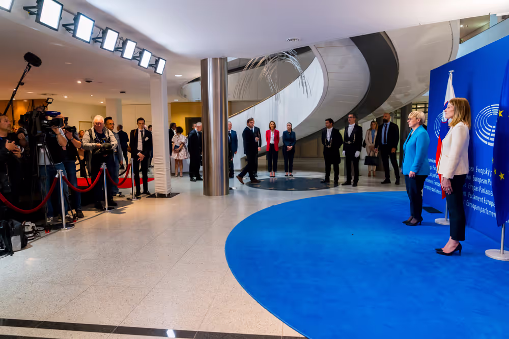 Roberta METSOLA, EP President meets with Nataša PIRC MUSAR, President of Slovenia