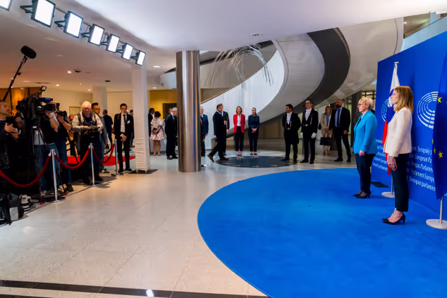 Suriet 9: Roberta METSOLA, EP President meets with Nataša PIRC MUSAR, President of Slovenia