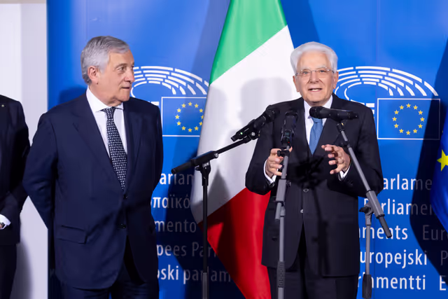 Φωτογραφία 1: Sergio MATTARELLA, Italian President visit to the EP