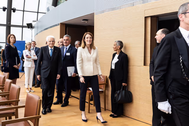 Fotografie 17: Sergio MATTARELLA, Italian President visit to the EP
