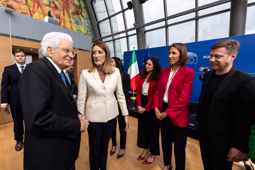Sergio MATTARELLA, Italian President visit to the EP