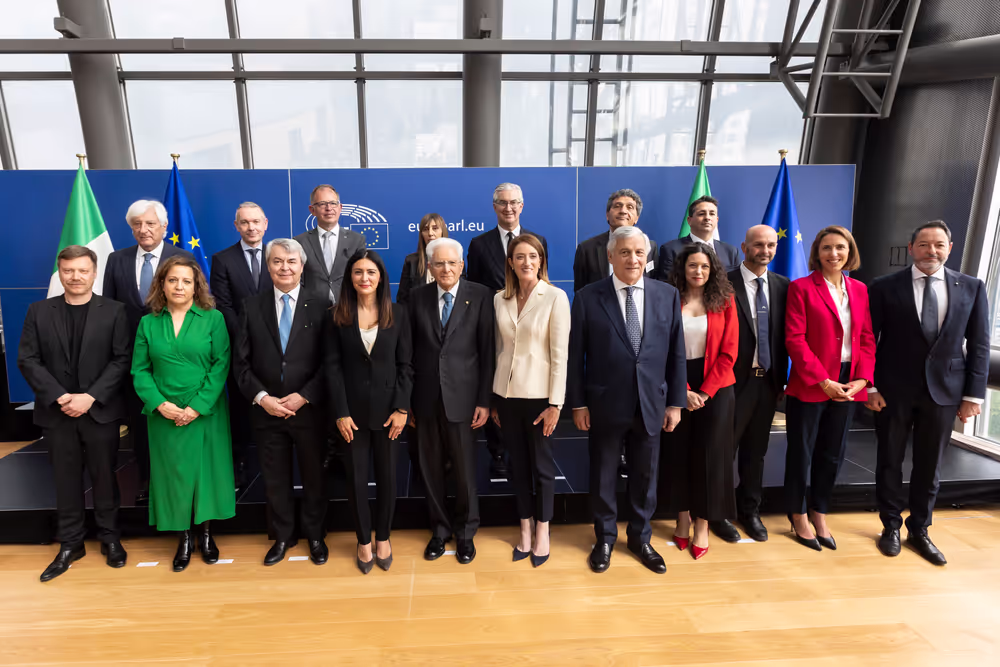 Sergio MATTARELLA, Italian President visit to the EP