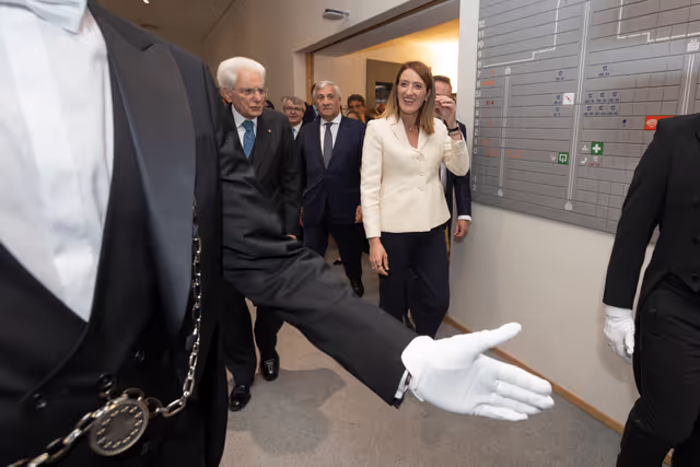 Fotografie 8: Sergio MATTARELLA, Italian President visit to the EP