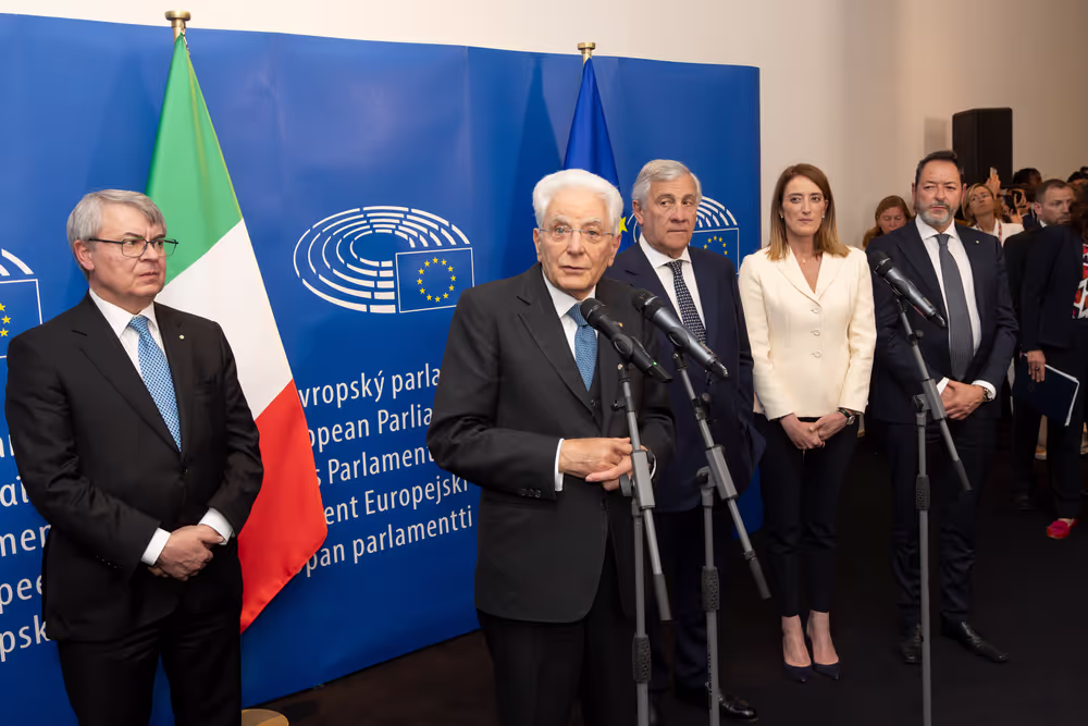 Sergio MATTARELLA, Italian President visit to the EP