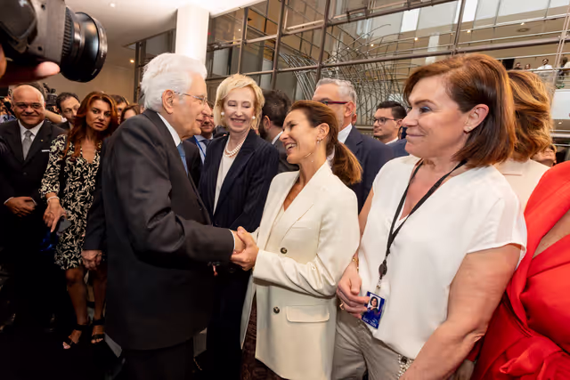 Φωτογραφία 33: Sergio MATTARELLA, Italian President visit to the EP