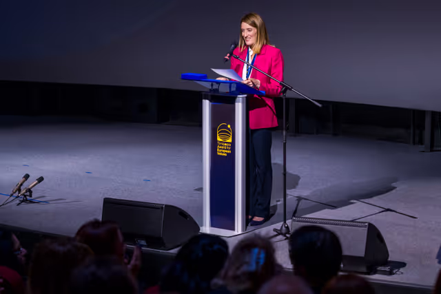 Foto 2: Roberta METSOLA, EP President Official visit to Timisoara (Romania) - Timișoara Award for European Values ceremony
