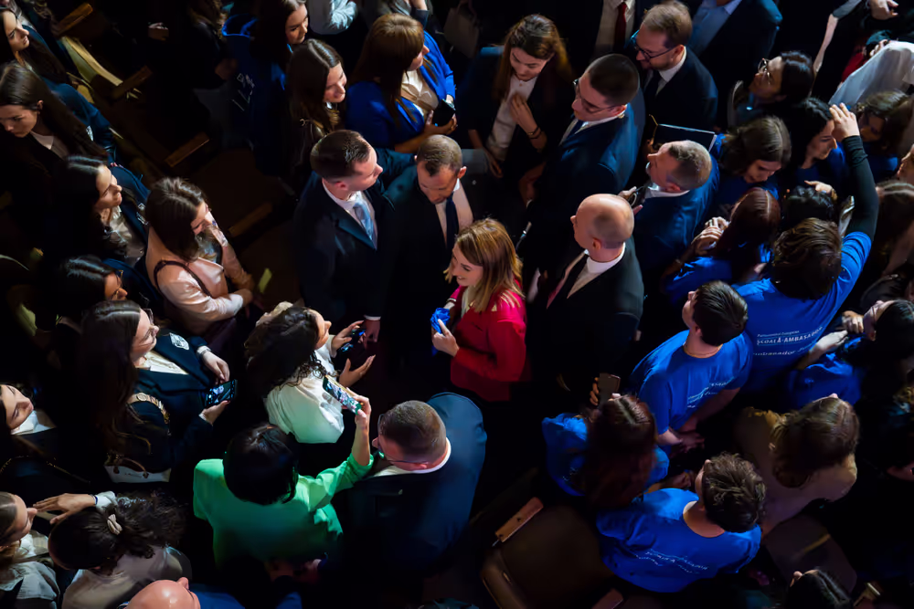 Roberta METSOLA, EP President Official visit to Timisoara (Romania) - Town Hall discussion with Romanian students