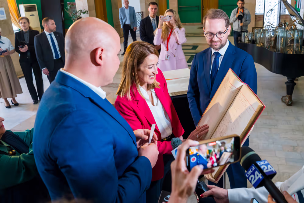 Roberta METSOLA, EP President Official visit to Timisoara (Romania) - Town Hall discussion with Romanian students