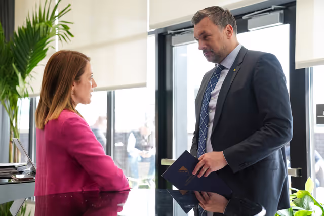 Fotagrafa 15: Roberta METSOLA, EP President adresses at the Spring 2025 NATO Parliamentary Assembly