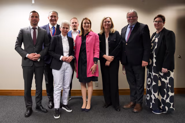 Fotagrafa 13: Roberta METSOLA, EP President adresses at the Spring 2025 NATO Parliamentary Assembly