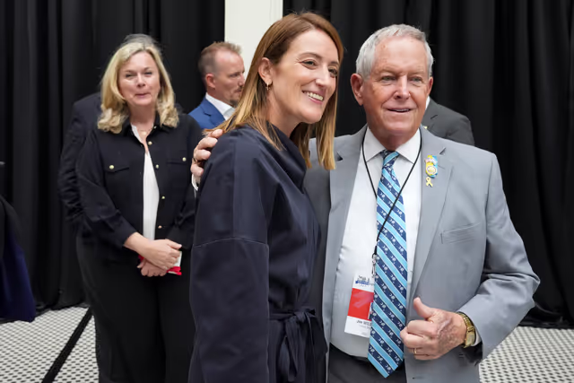 Fotagrafa 4: Roberta METSOLA, EP President adresses at the Spring 2025 NATO Parliamentary Assembly
