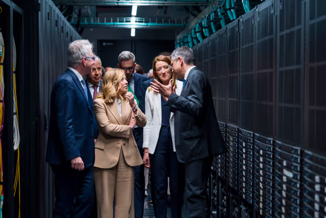 Official visit by Roberta METSOLA, EP President to Italy - Visit to the Tecnopolo Bologna CNR, Supercomputer Leonardo and European Centre for Medium-Range Weather Forecasts