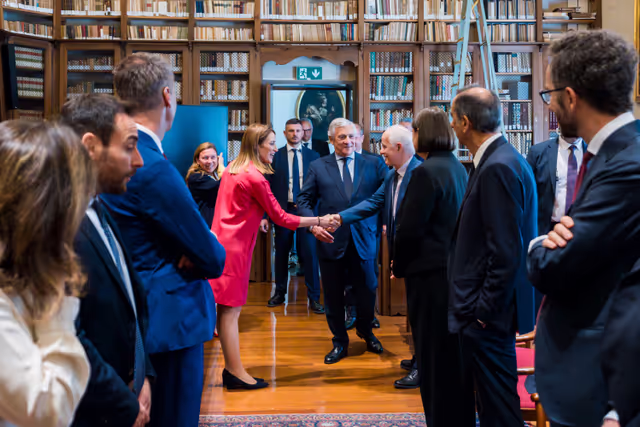 Foto 21: Official visit by Roberta METSOLA, EP President to Italy - Q&A Session with Students Europe: Open questions for a Common future, at the Università Cattolica of Milan
